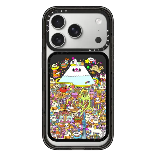 Snappy Cardholder Stand - Poodle Dreams at Mount Fuji