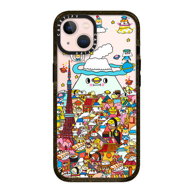 Messy Desk x CASETiFY iPhone 13 ケース ブラック インパクトケース Love in Tokyo