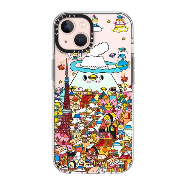 Messy Desk x CASETiFY iPhone 13 ケース クリア クリア ケース MagSafe対応 Love in Tokyo