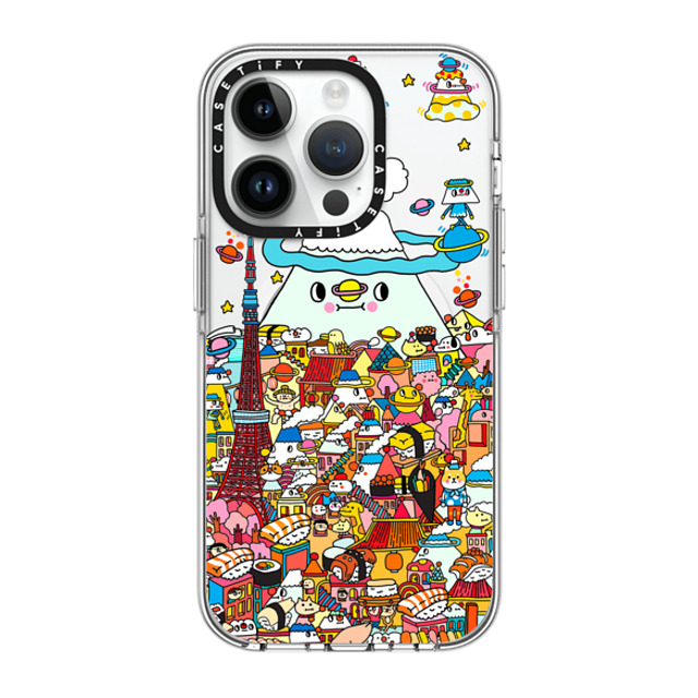 Messy Desk x CASETiFY iPhone 14 Pro ケース クリア クリア ケース MagSafe対応 Love in Tokyo