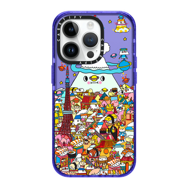 Messy Desk x CASETiFY iPhone 14 Pro ケース Cat,Star Peri Purple インパクトケース Love in Tokyo Father's Day Messy Desk x CASETiFY iPhone 14 Pro ケース Cat,Star Peri Purple インパクトケース Love in Tokyo Father's Day