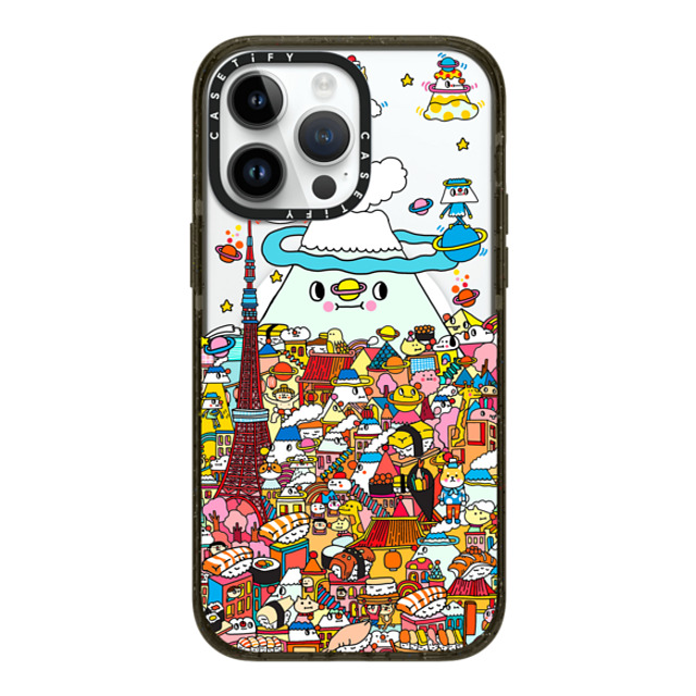 Messy Desk x CASETiFY iPhone 14 Pro Max ケース ブラック インパクトケース MagSafe対応 Love in Tokyo