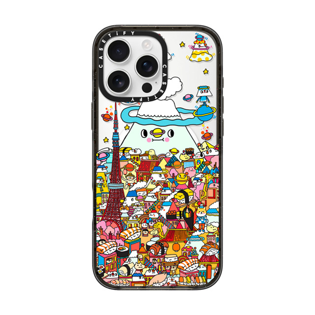 Messy Desk x CASETiFY iPhone 16 Pro Max ケース ブラック インパクトケース MagSafe対応 Love in Tokyo