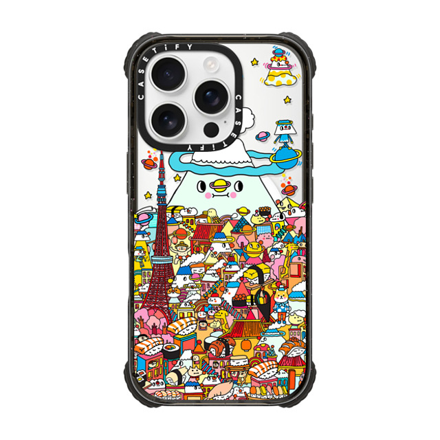 Messy Desk x CASETiFY iPhone 16 Pro Case Black ウルトラ インパクトケース MagSafe 対応 Love in Tokyo Messy Desk x CASETiFY iPhone 16 Pro Case Black ウルトラ インパクトケース MagSafe 対応 Love in Tokyo