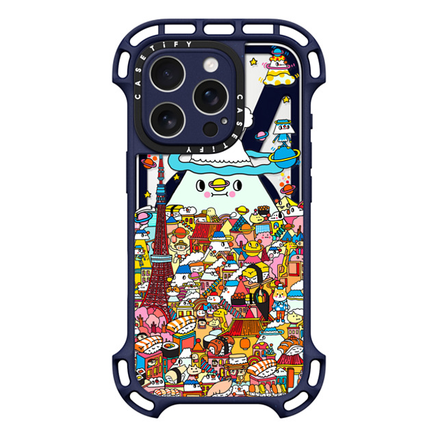 Messy Desk x CASETiFY iPhone 16 Pro Case インディゴ ウルトラ バウンスケース MagSafe対応 Love in Tokyo Messy Desk x CASETiFY iPhone 16 Pro Case インディゴ ウルトラ バウンスケース MagSafe対応 Love in Tokyo