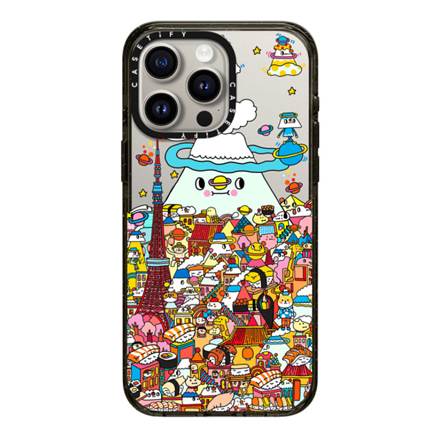 Messy Desk x CASETiFY iPhone 15 Pro Max ケース ブラック インパクトケース Love in Tokyo