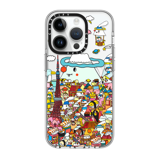 Messy Desk x CASETiFY iPhone 14 Pro ケース クリア クリア ケース MagSafe対応 LOVE IN TOKYO