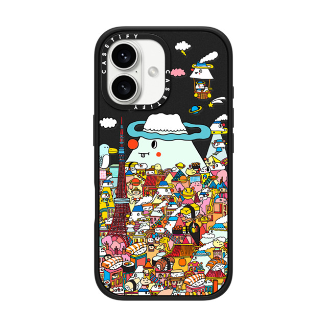 Messy Desk x CASETiFY iPhone 16 ケース Animal,Cartoon マットブラック インパクトケース MagSafe対応 LOVE IN TOKYO Father's Day Messy Desk x CASETiFY iPhone 16 ケース Animal,Cartoon マットブラック インパクトケース MagSafe対応 LOVE IN TOKYO Father's Day