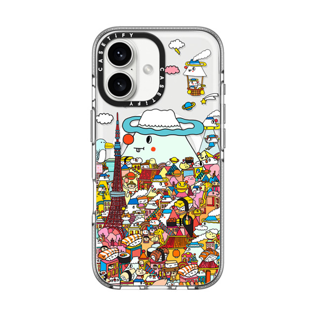 Messy Desk x CASETiFY iPhone 16 ケース Animal,Cartoon クリア クリア ケース MagSafe対応 LOVE IN TOKYO Father's Day Messy Desk x CASETiFY iPhone 16 ケース Animal,Cartoon クリア クリア ケース MagSafe対応 LOVE IN TOKYO Father's Day