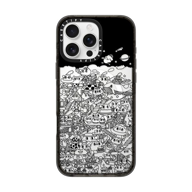 Messy Desk x CASETiFY iPhone 16 Pro Max Case Black Impact Case MagSafe Compatible Midnight Wonderland Back to School Messy Desk x CASETiFY iPhone 16 Pro Max Case Black Impact Case MagSafe Compatible Midnight Wonderland Back to School