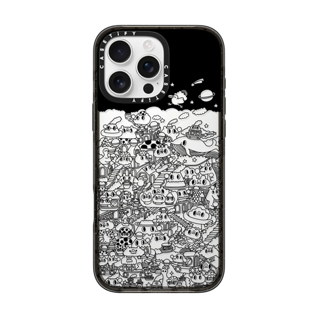 Messy Desk x CASETiFY iPhone 16 Pro Max Case Black インパクトケース Midnight Wonderland Back to School Messy Desk x CASETiFY iPhone 16 Pro Max Case Black インパクトケース Midnight Wonderland Back to School