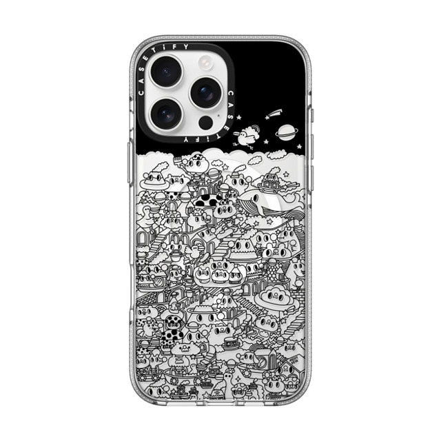 Messy Desk x CASETiFY iPhone 16 Pro Max Case クリア クリア ケース MagSafe対応 Midnight Wonderland Back to School Messy Desk x CASETiFY iPhone 16 Pro Max Case クリア クリア ケース MagSafe対応 Midnight Wonderland Back to School