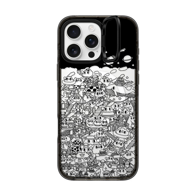 Messy Desk x CASETiFY iPhone 16 Pro Max Case Black インパクトリングスタンドケース MagSafe対応 Midnight Wonderland Back to School Messy Desk x CASETiFY iPhone 16 Pro Max Case Black インパクトリングスタンドケース MagSafe対応 Midnight Wonderland Back to School