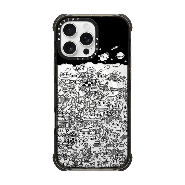 Messy Desk x CASETiFY iPhone 16 Pro Max Case Black ウルトラ インパクトケース MagSafe 対応 Midnight Wonderland Back to School Messy Desk x CASETiFY iPhone 16 Pro Max Case Black ウルトラ インパクトケース MagSafe 対応 Midnight Wonderland Back to School