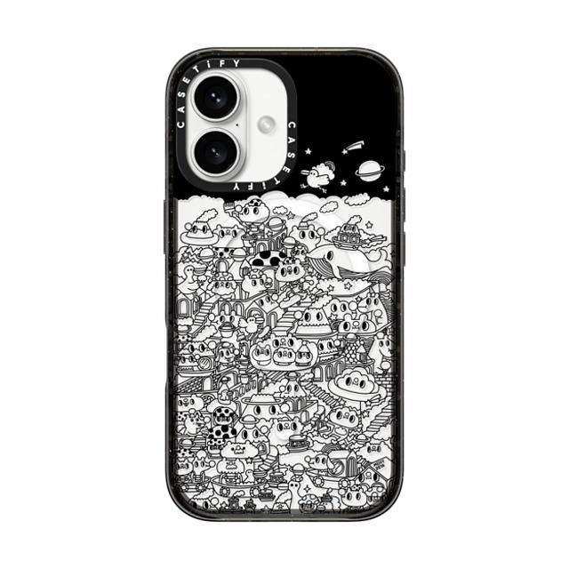 Messy Desk x CASETiFY iPhone 16 Case Black Impact Case MagSafe Compatible Midnight Wonderland Back to School Messy Desk x CASETiFY iPhone 16 Case Black Impact Case MagSafe Compatible Midnight Wonderland Back to School