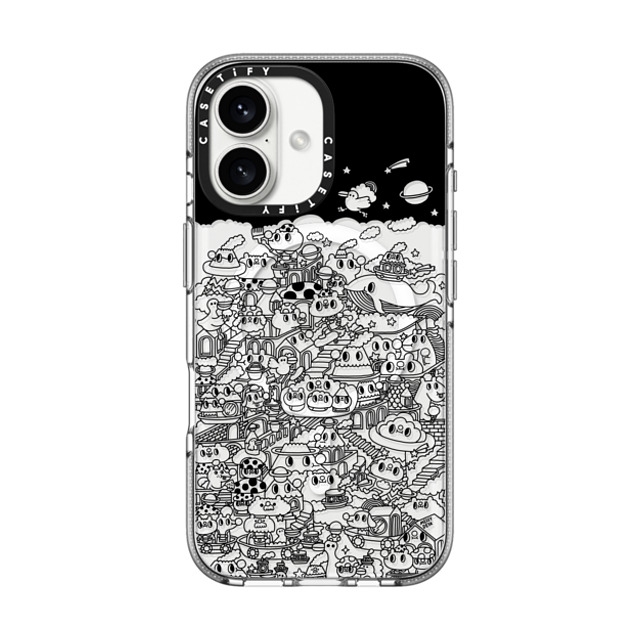 Messy Desk x CASETiFY iPhone 16 Case クリア クリア ケース MagSafe対応 Midnight Wonderland Back to School Messy Desk x CASETiFY iPhone 16 Case クリア クリア ケース MagSafe対応 Midnight Wonderland Back to School