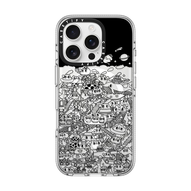 Messy Desk x CASETiFY iPhone 16 Pro Case クリア クリア ケース MagSafe対応 Midnight Wonderland Back to School Messy Desk x CASETiFY iPhone 16 Pro Case クリア クリア ケース MagSafe対応 Midnight Wonderland Back to School