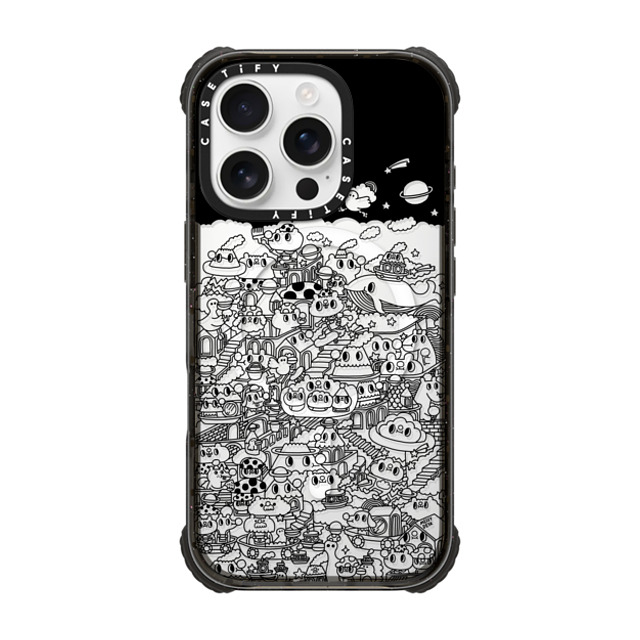 Messy Desk x CASETiFY iPhone 16 Pro Case Black ウルトラ インパクトケース MagSafe 対応 Midnight Wonderland Back to School Messy Desk x CASETiFY iPhone 16 Pro Case Black ウルトラ インパクトケース MagSafe 対応 Midnight Wonderland Back to School