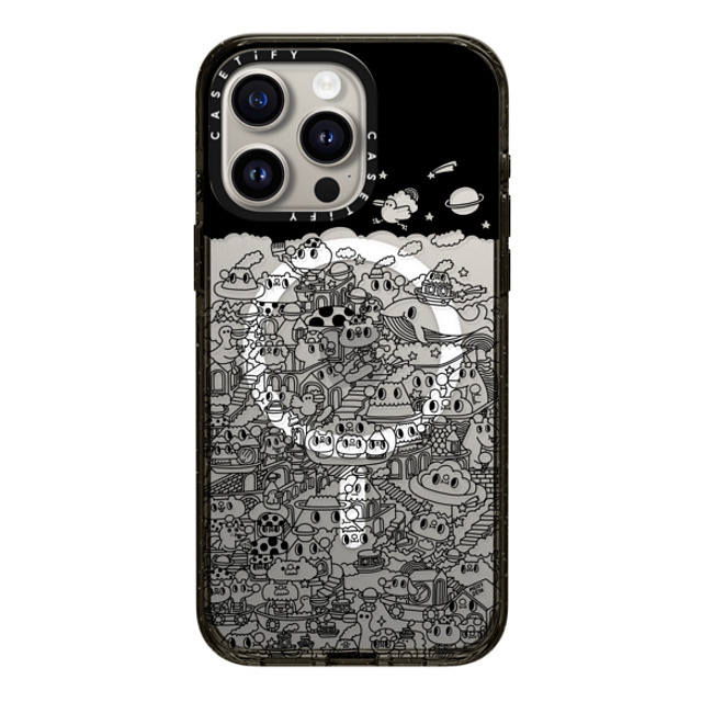 Messy Desk x CASETiFY iPhone 15 Pro Max Case Black Impact Case MagSafe Compatible Midnight Wonderland Back to School Messy Desk x CASETiFY iPhone 15 Pro Max Case Black Impact Case MagSafe Compatible Midnight Wonderland Back to School