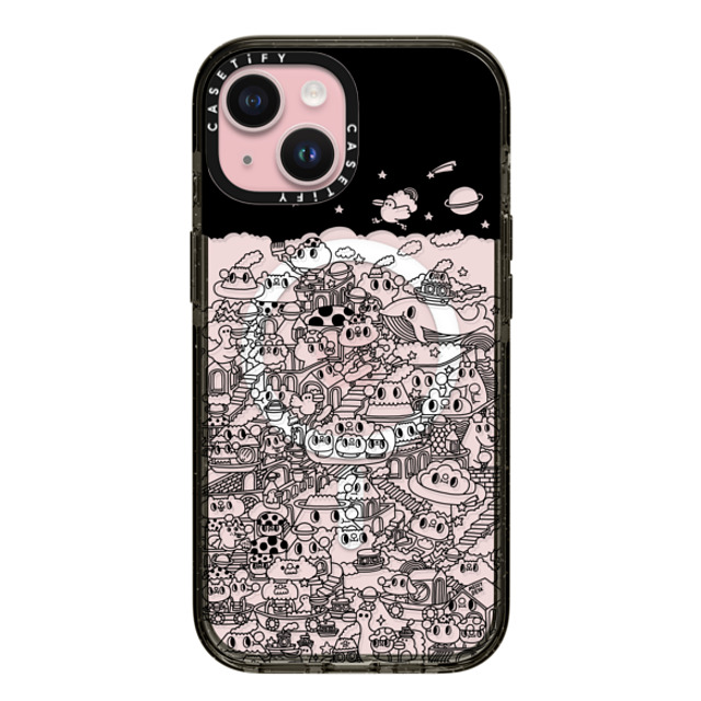 Messy Desk x CASETiFY iPhone 15 Case Black Impact Case MagSafe Compatible Midnight Wonderland Back to School Messy Desk x CASETiFY iPhone 15 Case Black Impact Case MagSafe Compatible Midnight Wonderland Back to School