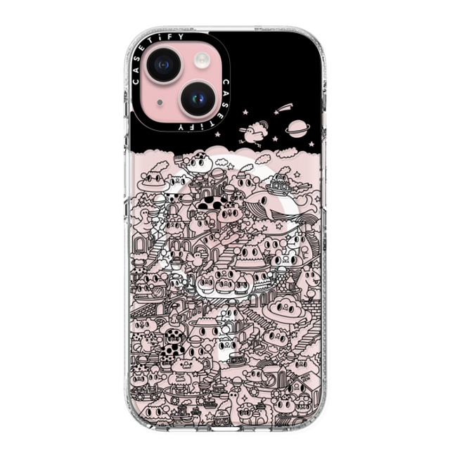 Messy Desk x CASETiFY iPhone 15 Case クリア クリア ケース MagSafe対応 Midnight Wonderland Back to School Messy Desk x CASETiFY iPhone 15 Case クリア クリア ケース MagSafe対応 Midnight Wonderland Back to School