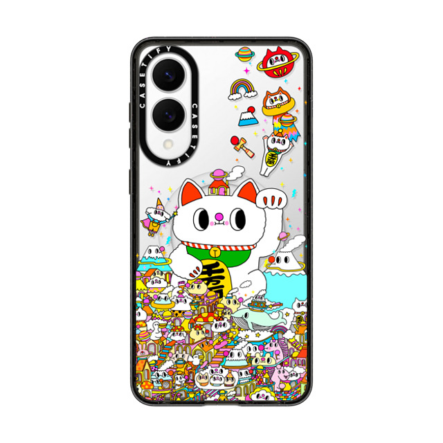Messy Desk x CASETiFY Galaxy S25 Edge ケース Cat,Animal ブラック マグネット式 インパクトケース Lucky Cat New iPhone Messy Desk x CASETiFY Galaxy S25 Edge ケース Cat,Animal ブラック マグネット式 インパクトケース Lucky Cat New iPhone