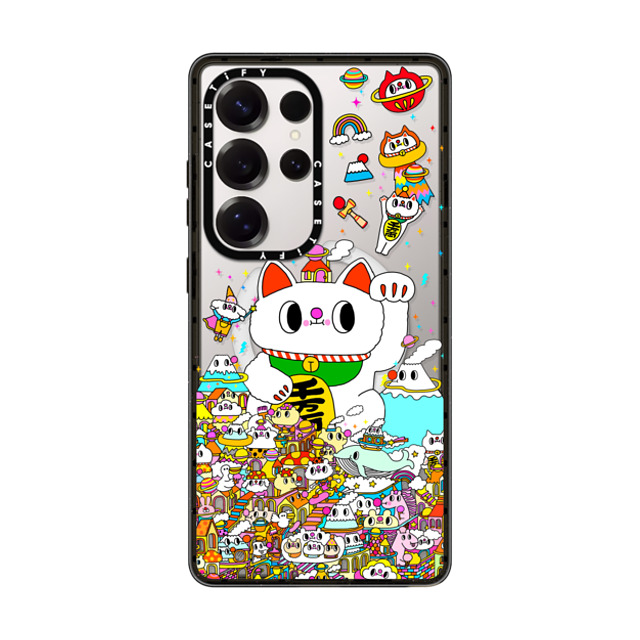 Messy Desk x CASETiFY Galaxy S25 Ultra ケース Cat,Animal ブラック マグネット式 インパクトケース Lucky Cat New iPhone Messy Desk x CASETiFY Galaxy S25 Ultra ケース Cat,Animal ブラック マグネット式 インパクトケース Lucky Cat New iPhone