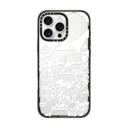 iPhone 16 Pro Max - White Mirror City