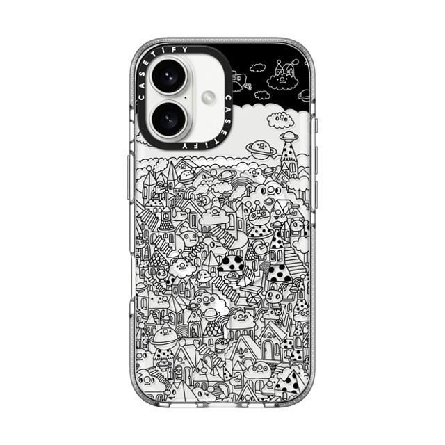 Messy Desk x CASETiFY iPhone 16 Case Clear Clear Case MagSafe Compatible Pattern city Father's Day Messy Desk x CASETiFY iPhone 16 Case Clear Clear Case MagSafe Compatible Pattern city Father's Day