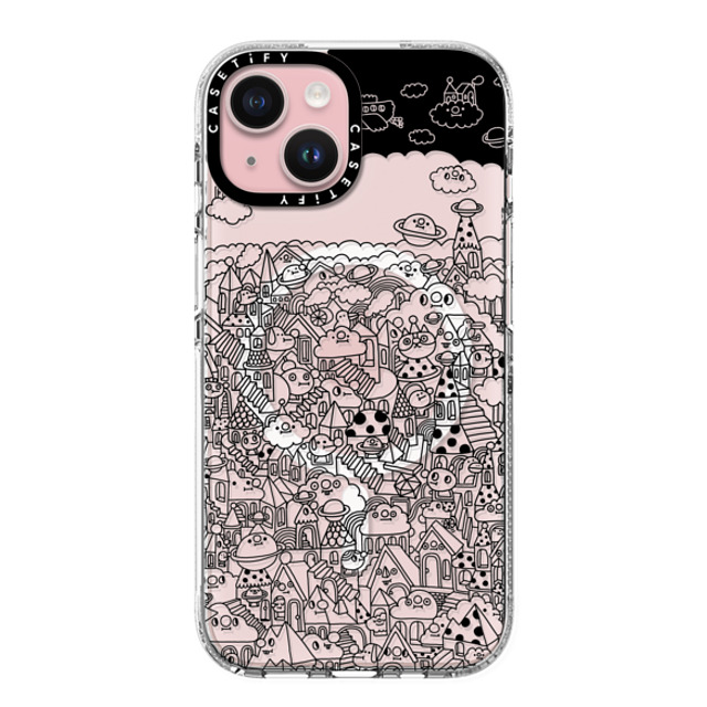 Messy Desk x CASETiFY iPhone 15 ケース クリア クリア ケース MagSafe対応 Pattern city Father's Day Messy Desk x CASETiFY iPhone 15 ケース クリア クリア ケース MagSafe対応 Pattern city Father's Day