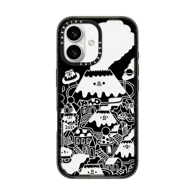 Messy Desk x CASETiFY iPhone 16 Case Cat,Cartoon Black インパクトケース Black Mirror City Back to School Messy Desk x CASETiFY iPhone 16 Case Cat,Cartoon Black インパクトケース Black Mirror City Back to School