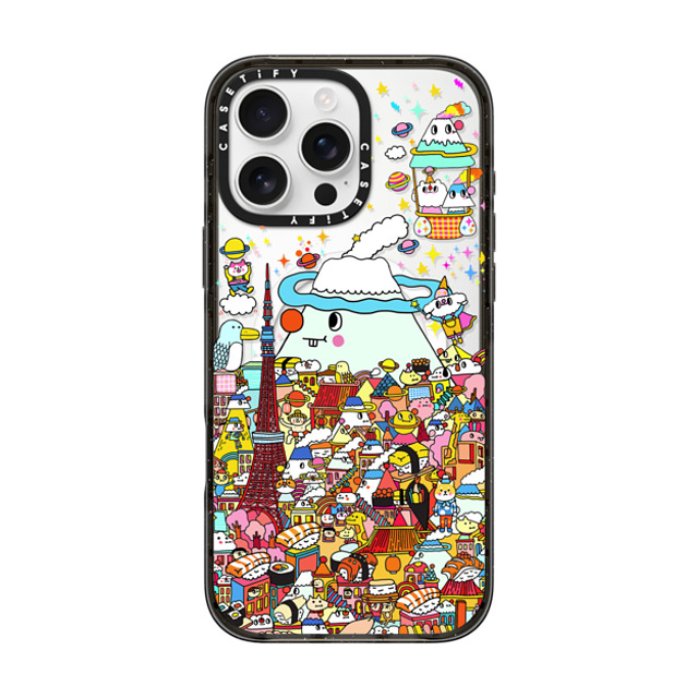 Messy Desk x CASETiFY iPhone 16 Pro Max ケース Cat,Cartoon ブラック インパクトケース MagSafe対応 Fuji mountains Back to School Messy Desk x CASETiFY iPhone 16 Pro Max ケース Cat,Cartoon ブラック インパクトケース MagSafe対応 Fuji mountains Back to School
