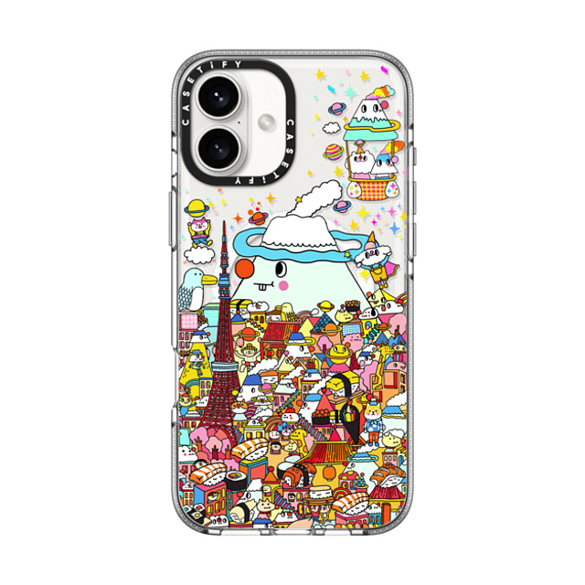 Messy Desk x CASETiFY iPhone 16 Plus Case Clear Clear Case MagSafe Compatible Fuji mountains Messy Desk x CASETiFY iPhone 16 Plus Case Clear Clear Case MagSafe Compatible Fuji mountains