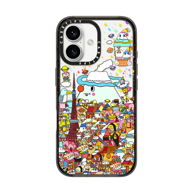 Messy Desk x CASETiFY iPhone 16 Case Cat,Cartoon Black インパクトケース Fuji mountains Back to School Messy Desk x CASETiFY iPhone 16 Case Cat,Cartoon Black インパクトケース Fuji mountains Back to School