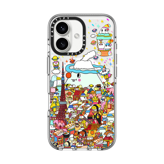 Messy Desk x CASETiFY iPhone 16 ケース Cat,Cartoon クリア クリア ケース MagSafe対応 Fuji mountains Back to School Messy Desk x CASETiFY iPhone 16 ケース Cat,Cartoon クリア クリア ケース MagSafe対応 Fuji mountains Back to School