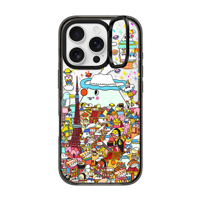 Messy Desk x CASETiFY iPhone 16 Pro Case Cat,Cartoon Black インパクトリングスタンドケース MagSafe対応 Fuji mountains Back to School Messy Desk x CASETiFY iPhone 16 Pro Case Cat,Cartoon Black インパクトリングスタンドケース MagSafe対応 Fuji mountains Back to School