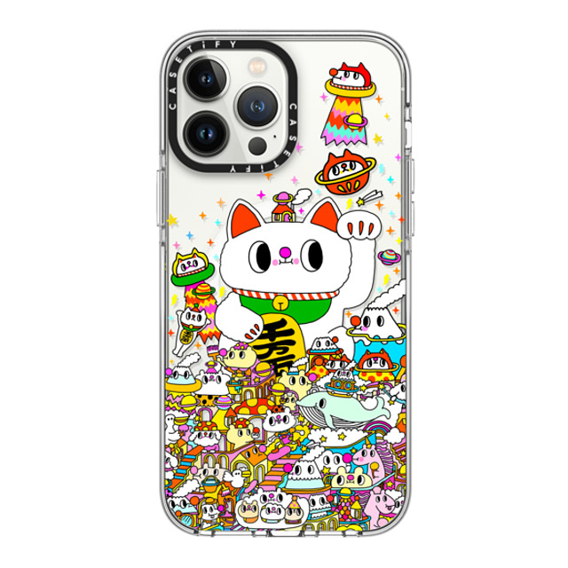 Messy Desk x CASETiFY iPhone 13 Pro Max ケース Cat,Cartoon クリア クリア ケース MagSafe対応 Lucky Cat Father's Day Messy Desk x CASETiFY iPhone 13 Pro Max ケース Cat,Cartoon クリア クリア ケース MagSafe対応 Lucky Cat Father's Day