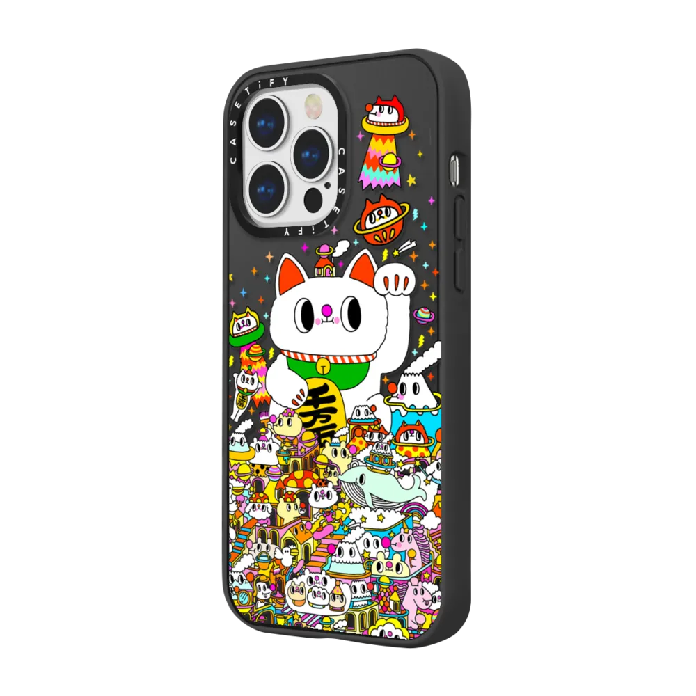 Impact iPhone 13 Pro Max Case MagSafe Compatible - Lucky Cat