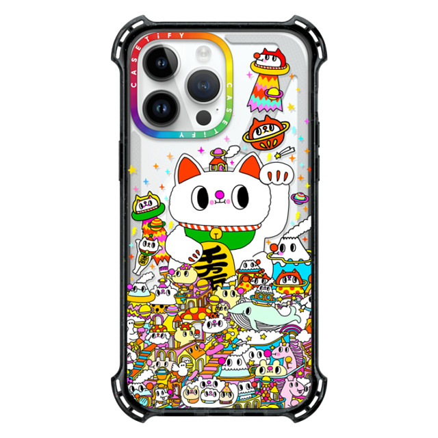Messy Desk x CASETiFY iPhone 14 Pro Max Case Cat,Cartoon Black プライド バウンス ケース MagSafe対応 Lucky Cat Mother's Day Messy Desk x CASETiFY iPhone 14 Pro Max Case Cat,Cartoon Black プライド バウンス ケース MagSafe対応 Lucky Cat Mother's Day