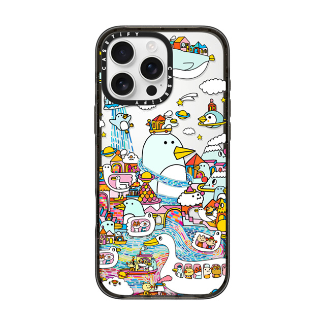 Messy Desk x CASETiFY iPhone 16 Pro Max Case Cat,Animal Black Impact Case Flying Penguin Mother's Day Messy Desk x CASETiFY iPhone 16 Pro Max Case Cat,Animal Black Impact Case Flying Penguin Mother's Day