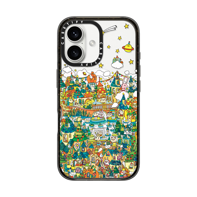 Messy Desk x CASETiFY iPhone 16 Case Cat,Animal Black Impact Case MagSafe Compatible Dans les forêts et champs Mother's Day Messy Desk x CASETiFY iPhone 16 Case Cat,Animal Black Impact Case MagSafe Compatible Dans les forêts et champs Mother's Day