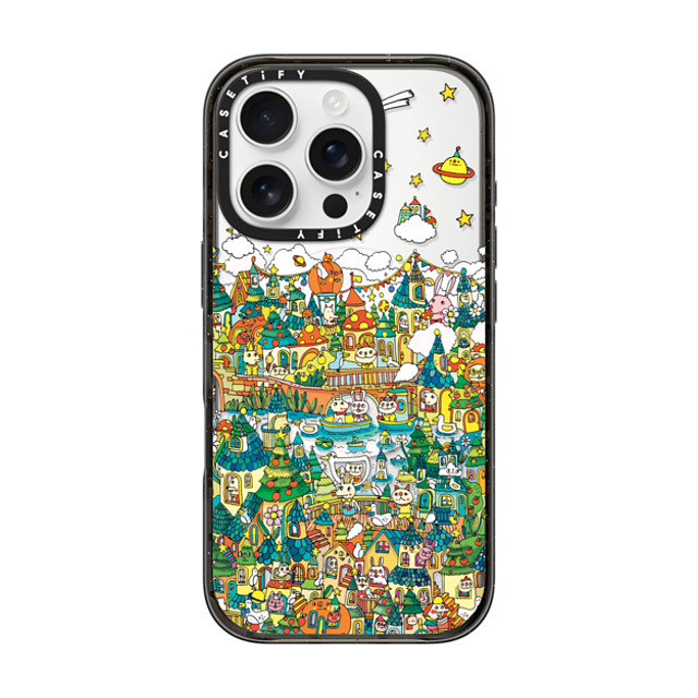 Messy Desk x CASETiFY iPhone 16 Pro Case Cat,Animal Black Impact Case MagSafe Compatible Dans les forêts et champs Mother's Day Messy Desk x CASETiFY iPhone 16 Pro Case Cat,Animal Black Impact Case MagSafe Compatible Dans les forêts et champs Mother's Day