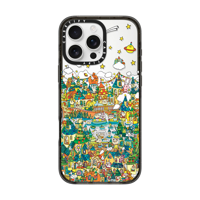 Messy Desk x CASETiFY iPhone 16 Pro Max Case Cat,Star ブラック インパクトケース La foret Mother's Day Messy Desk x CASETiFY iPhone 16 Pro Max Case Cat,Star ブラック インパクトケース La foret Mother's Day