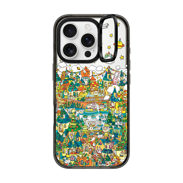 Messy Desk x CASETiFY iPhone 16 Pro Case Cat,Star ブラック インパクトリングスタンドケース MagSafe対応 La foret Mother's Day Messy Desk x CASETiFY iPhone 16 Pro Case Cat,Star ブラック インパクトリングスタンドケース MagSafe対応 La foret Mother's Day
