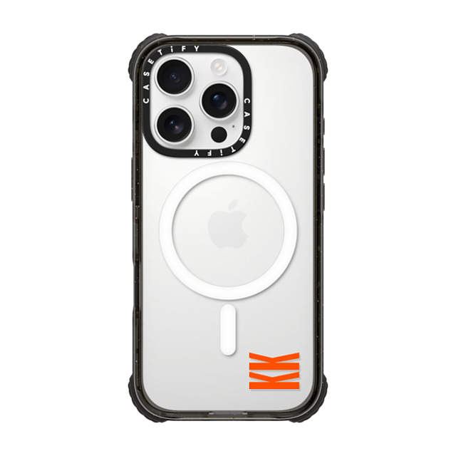 CASETiFY iPhone 16 Pro Case Black ウルトラ インパクトケース MagSafe 対応 Custom Case - kk CASETiFY iPhone 16 Pro Case Black ウルトラ インパクトケース MagSafe 対応 Custom Case - kk