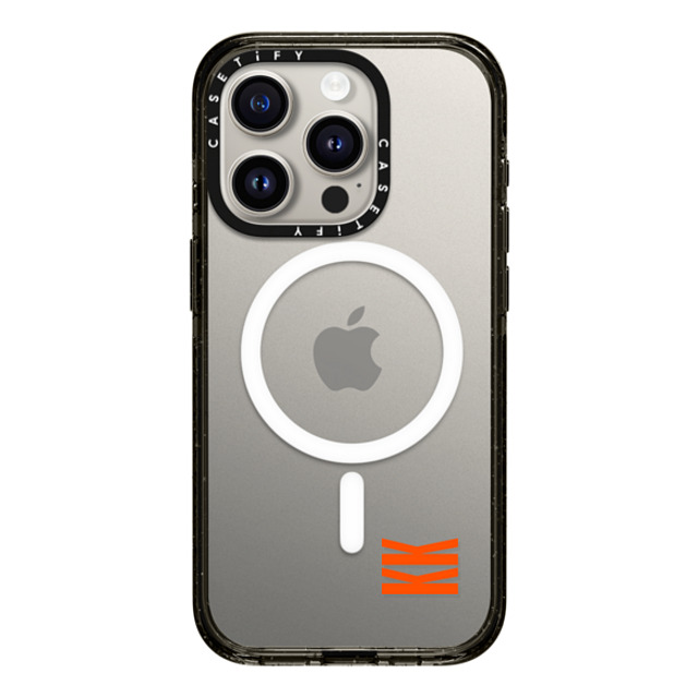 CASETiFY iPhone 15 Pro Case Black Impact Case MagSafe Compatible Custom Case - kk CASETiFY iPhone 15 Pro Case Black Impact Case MagSafe Compatible Custom Case - kk
