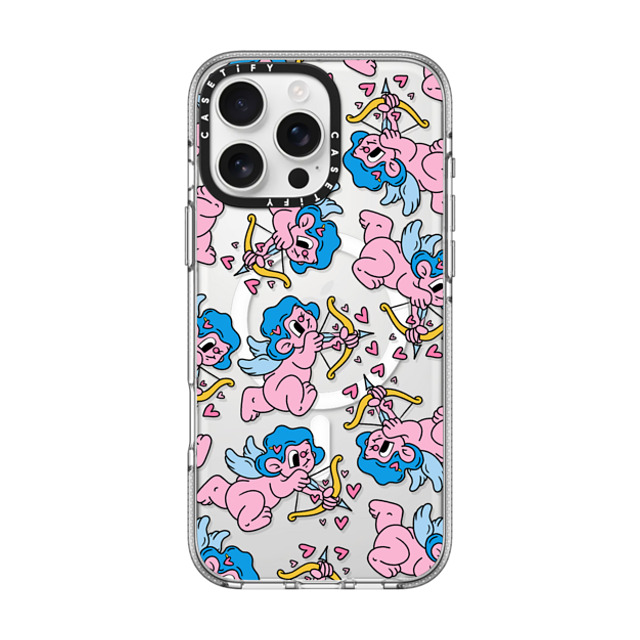 Bobbi Rae x CASETiFY iPhone 16 Pro Max Case Heart,Cartoon Clear Clear Case MagSafe Compatible Cupid Father's Day Bobbi Rae x CASETiFY iPhone 16 Pro Max Case Heart,Cartoon Clear Clear Case MagSafe Compatible Cupid Father's Day
