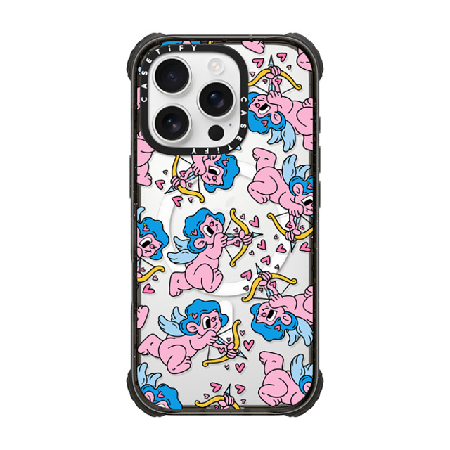 Bobbi Rae x CASETiFY iPhone 16 Pro Case Heart,Cartoon Black ウルトラ インパクトケース MagSafe 対応 Cupid Father's Day Bobbi Rae x CASETiFY iPhone 16 Pro Case Heart,Cartoon Black ウルトラ インパクトケース MagSafe 対応 Cupid Father's Day