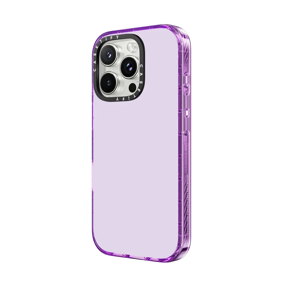 Impact iPhone 16 Pro Max Case - Modern trendy blush lavender solid color palette design