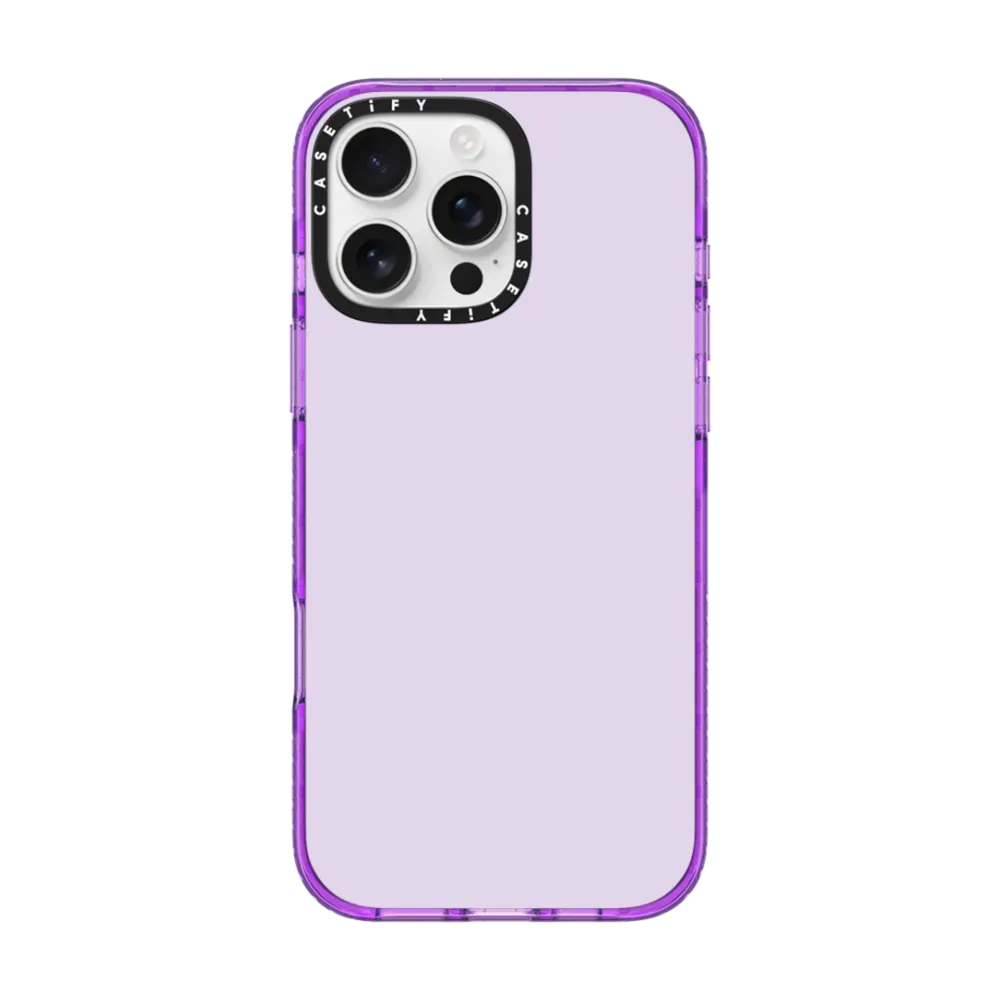 Impact iPhone 16 Pro Max Case - Modern trendy blush lavender solid color palette design